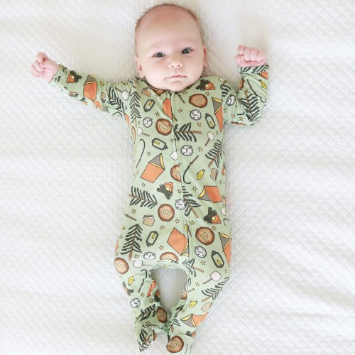 Cozy Camper Zipper Footie