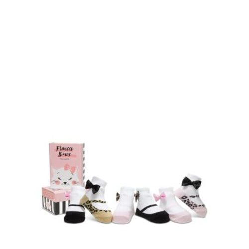 Girls' Frances Bow Socks, Set of 6 - Baby