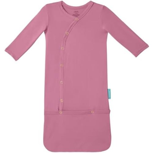 Supersoft Baby Sleeper Gowns, Premium Bamboo Viscose Infant Nightgown Sleepers Preemie Newborn Snap Bundler