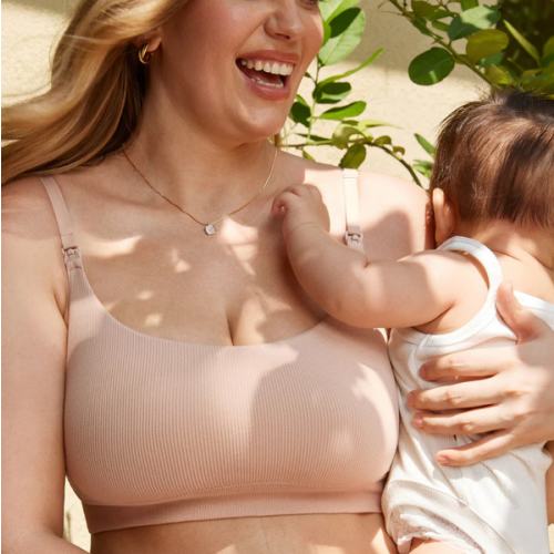 Ribbed Scoop Nursing Bralette