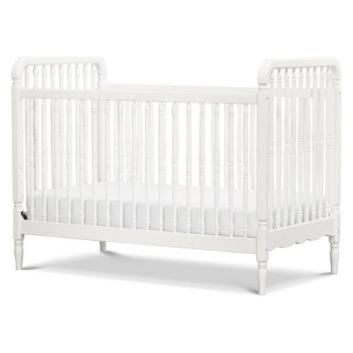 Namesake Liberty 3-in-1 Convertible Spindle Crib With Toddler Bed Conversion Kit - Warm White