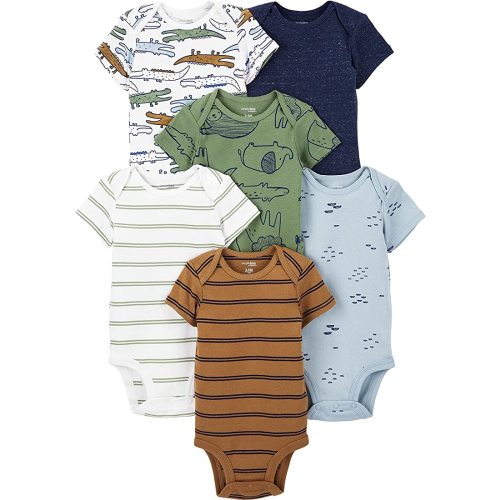 Simple Joys by Carter's baby-boys 6-pack Short-sleeve Bodysuit