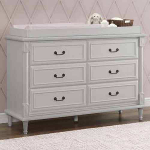 Juliette 6 Drawer Dresser with Changing Top and Interlocking Drawers | Delta Children