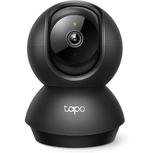 Tapo TP-Link 2K Pan/Tilt Indoor Security Camera for Baby Monitor, Pet Camera | Motion Detection & Tracking | 2-Way Audio | Cloud & SD Card Storage | Works w/Alexa & Google Home | Black C211
