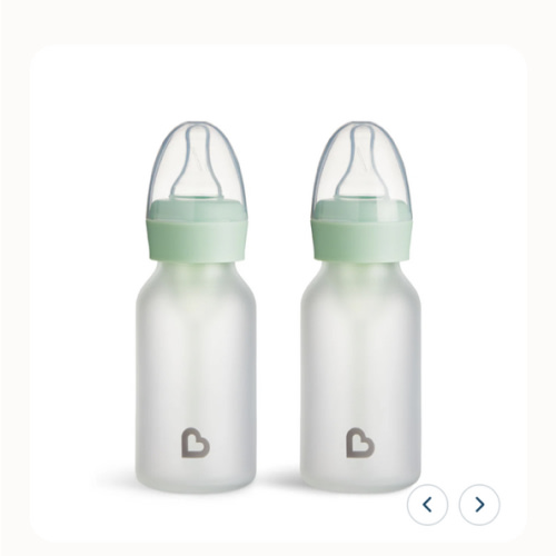 Bond® Silicone Glass Bottle 4oz or 8oz, 2pk | Munchkin