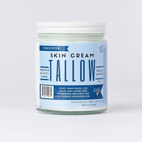 Unscented Tallow Lotion – All Natural Beef Tallow Moisturizer for Hydrated Skin