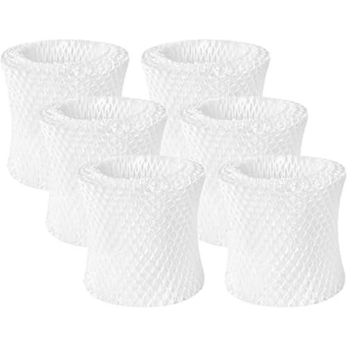 Humidifier Replacement Filter Compatible with Canopy Bedside and Nursery Humidifier,Made with Wood Pulp, Paper Filter, 6-Pack