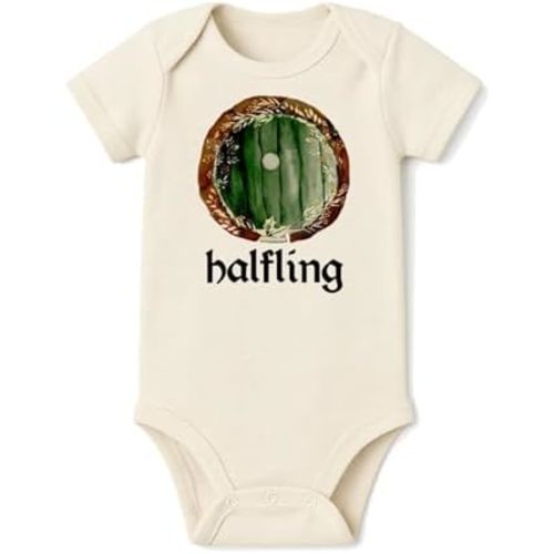 Brain Juice Tees Halfling Bodysuit - 100% Cotton -Cream Color
