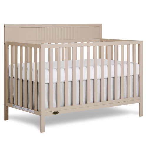 Dream On Me Ivy 5 in 1 Convertible Full-size Crib, Greenguard Gold & JPMA Certified, Converts from Baby Crib to Toddler Bed, Day Bed, Kids Bed and Full-size Bed, Almond Butter