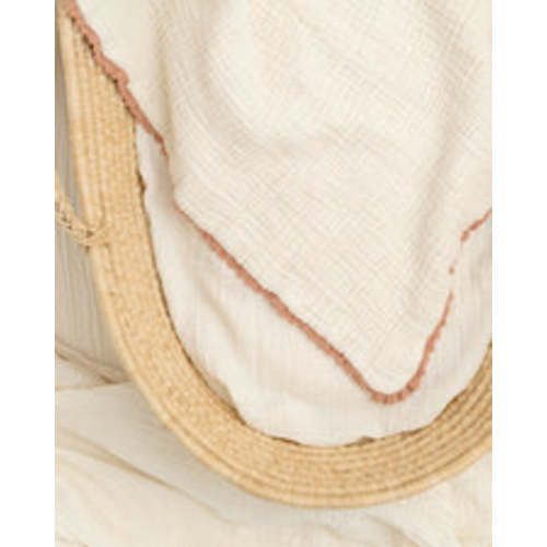 Soft, Heirloom Lace Baby Blanket | Organic Cotton Gauze | Willaby – willaby