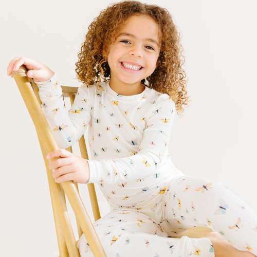 Butterflies Small Ribbed Two-Piece Set 12-18M