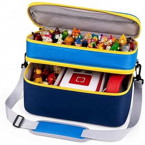Bevegekos 2-Layer Carrying Case for Toniebox Gen 1 & 2, Holds 25+ Figures