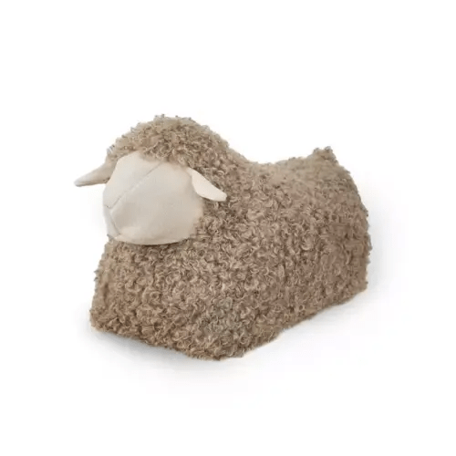 Brands We Love Baa Baa Sheep Taupe Pouf Cover by Janie and Jack