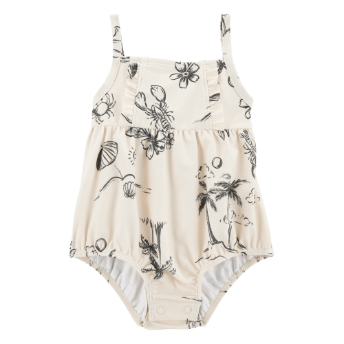 Baby 1-Piece Beach Print Swimsuit - Carter's | Carter's