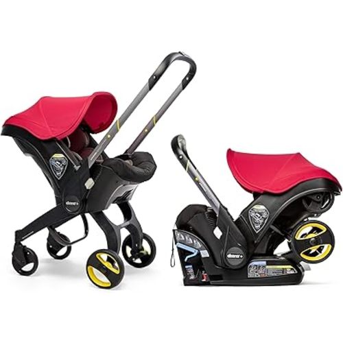 Doona Car Seat & Stroller, Flame Red - All-in-One Travel System