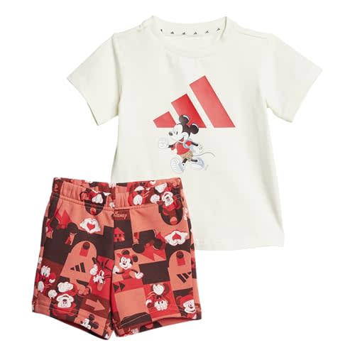 adidas Baby Girls' Disney Mickey Mouse T-Shirt Set