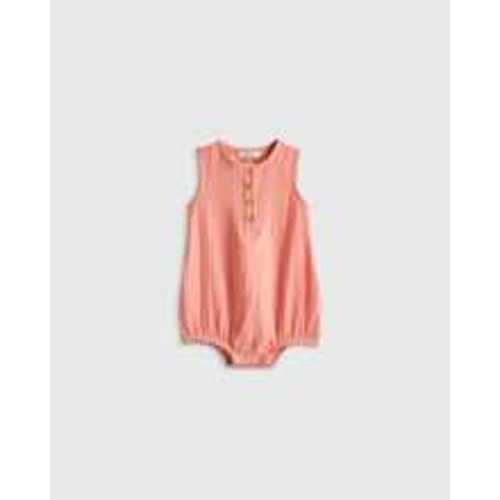 Organic Cotton Gauze Bubble Romper
