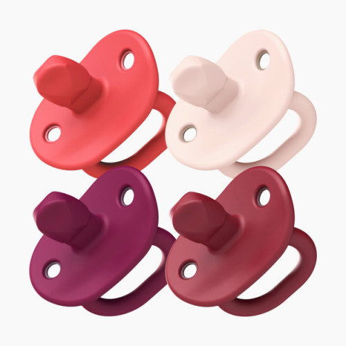 Boon JEWL Biometric Orthodontic Pacifier (4-Pack) - Pink