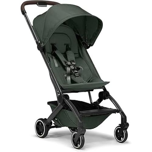 Joolz AER+ Lightweight & Compact Travel Stroller - Portable One-Hand Fold Design - Ergonomic Seat for Infant & Toddler (up to 50 lb) - XXL Sun Hood - Stroller for Airplane -Travel Pouch - Forest Green