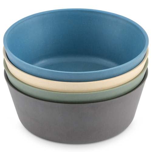 Bamboo Bowls - MATTE BEIGE, BLUE, GRAY + GREEN