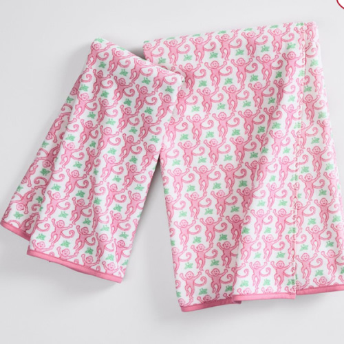 Roller Rabbit Monkey Bath Towel