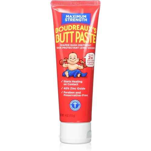 Boudreauxs Maximum Strength Butt Paste - 4 Oz (Pack of 2)
