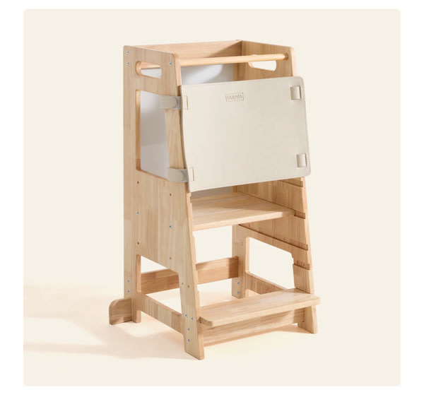 HARPPA Nordo | Safe & Stable Montessori Toddler Kitchen Wooden Tower - Perfect for Cooking & Learning, Counter Helper, Kitchen Tower, Gift for 2 Year Old