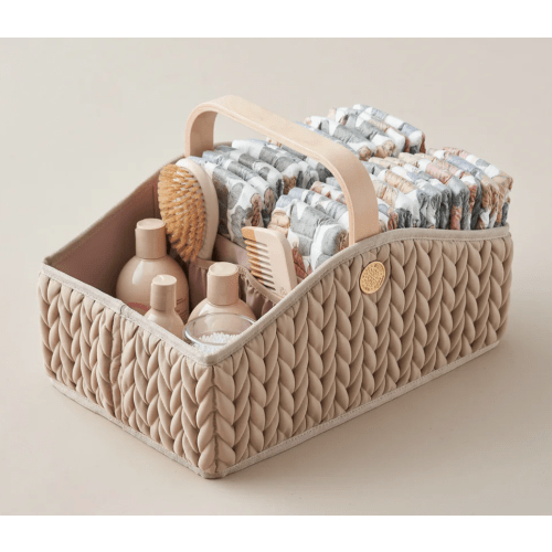 HAPP Diaper Caddy in Beige
