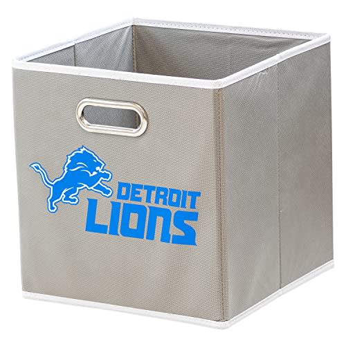 Franklin Sports NFL Storage Bins - Collapsible Cube Container + Basket - NFL Office, Bedroom + Living Room - 11"x11"