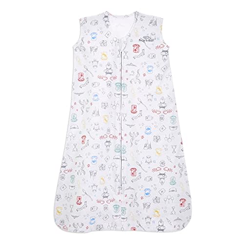 HALO SleepSack, 100% Cotton Wearable Blanket, Swaddle Transition Sleeping Bag, TOG 0.5, Harry Potter Enchanted, Medium, 6-12 Months