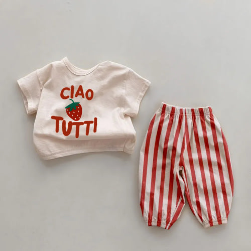 CIAO TUTTI Baby 2 Piece Strawberry Sets