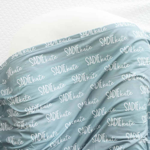 Personalized Baby Name Swaddle Blanket Font Duo | Best Selling Neutrals