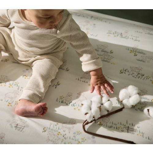 Sheep Organic Crib Fitted Sheet