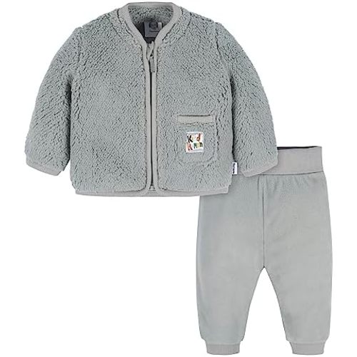Gerber Baby & Toddler Boys' Sherpa Jacket and Jogger Pant Set