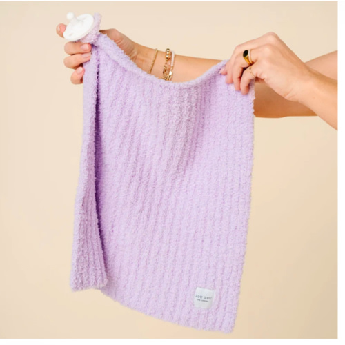 Chenille Blanket - Lilac - Mini/Lovey – Lou Lou & Company