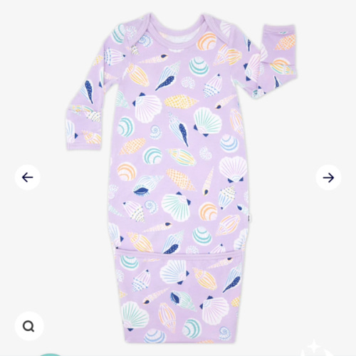 Sandy Treasures Infant Gown – Little Sleepies