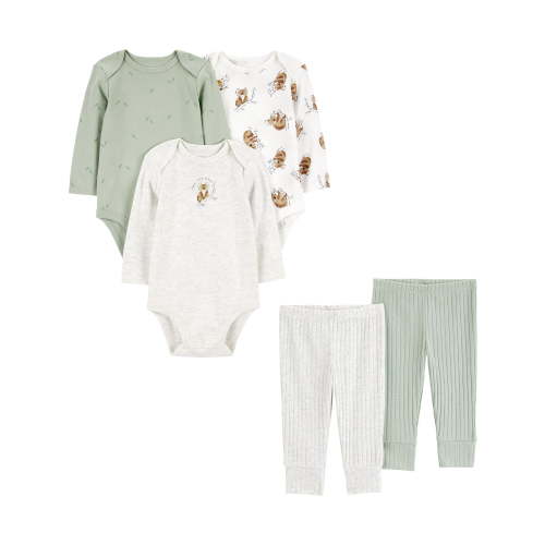 Carter's Child of Mine Baby Unisex Outfit Set, 5-Piece, Sizes Preemie-18 Months