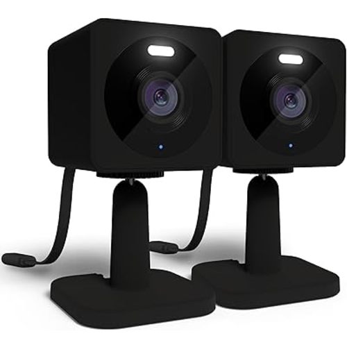 WYZE Cam OG Indoor/Outdoor 1080p WI-Fi Smart Home Security Camera with Color Night Vision, Built-in Spotlight, Motion Detection, 2-Way Audio, Compatible with Alexa & Google Assistant, Black (2-Pack)