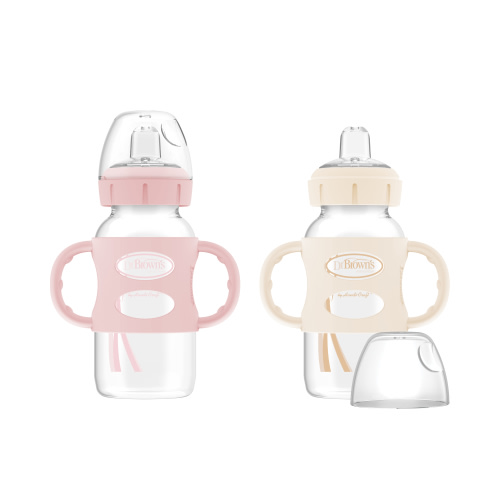 Dr. Brown’s Natural Flow Level 1 Narrow Baby Bottle Silicone Nipple, Slow Flow, 0m+, 100% Silicone Bottle Nipple, 6 Pack