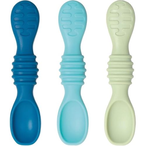 Bumkins Baby Utensil Set - Blue