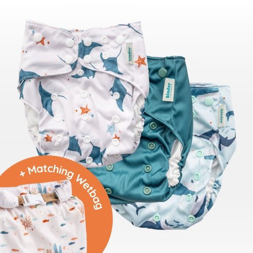 Whaley Fun Swim Diaper 3-Pack Pool Kit – Kinder Cloth Diaper Co.