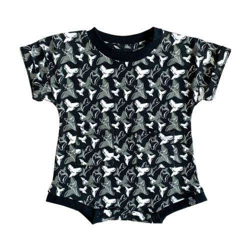 Shark Tooth Onesie Romper
