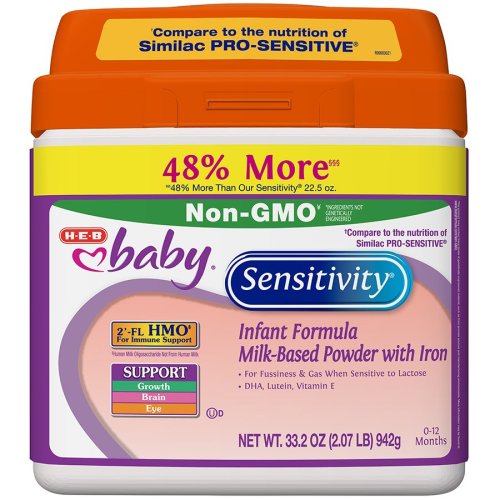 H-E-B Baby Milk-Based Powder Infant Formula - Lactose Sensitive