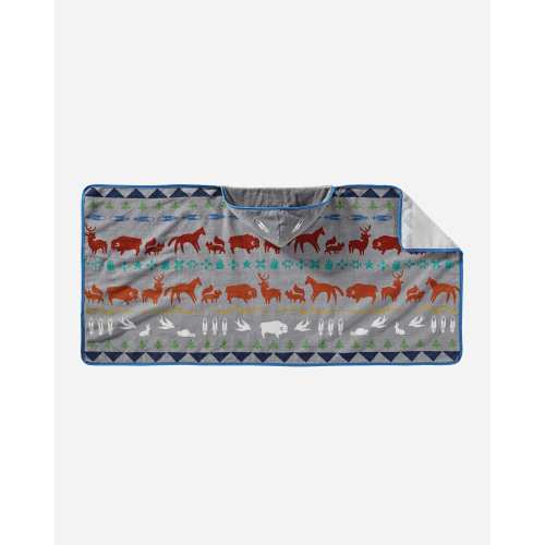 SHARED PATHS HOODED TOWEL