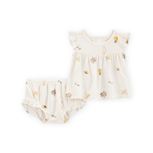 Baby 2-Piece Tropical Print PurelySoft Outfit Set - Ivory - Carter's | Carter's
