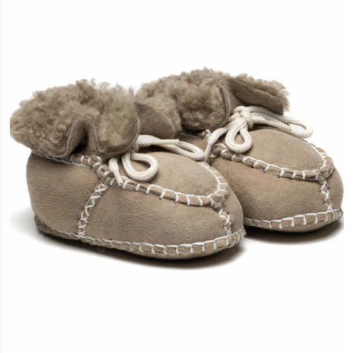 Sheepskin Baby Booties (ages 0-2)