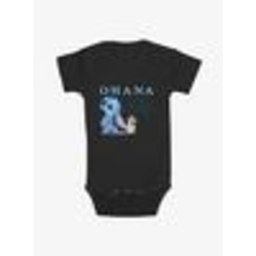 Disney Lilo & Stitch Ohana Pineapple Infant Bodysuit - BLACK | BoxLunch
