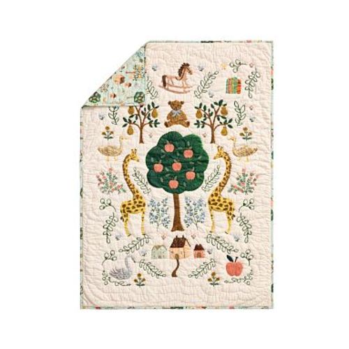 Rifle Paper Co. Storybook Baby Quilt , Multi