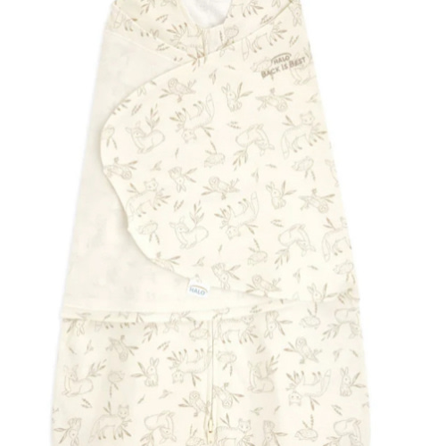 100% Cotton Baby Swaddle Forest Lullaby | Newborn | HALO US