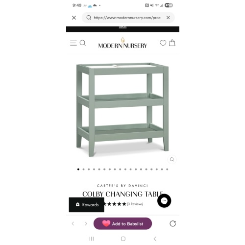 Carter's by DaVinci Colby Changing Table | Modern Nursery™